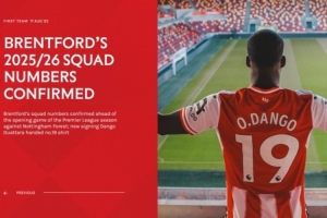 百家乐app-布伦特福德新赛季球员号码:维萨11号,瓦塔拉19号,亨德森6号